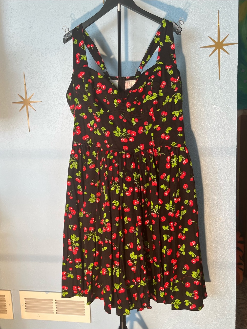 PUG Black Cherry Print Sundress
